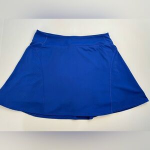 Sincerely Jules Tennis Skirt Skort Navy Blue Mesh Sides Pockets Women’s Medium
